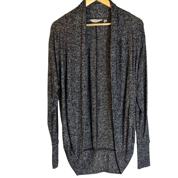 Athleta Luxe Pose Balletcore Wrap in Charcoal Heather XXS Travel Lounge - Picture 2 of 6